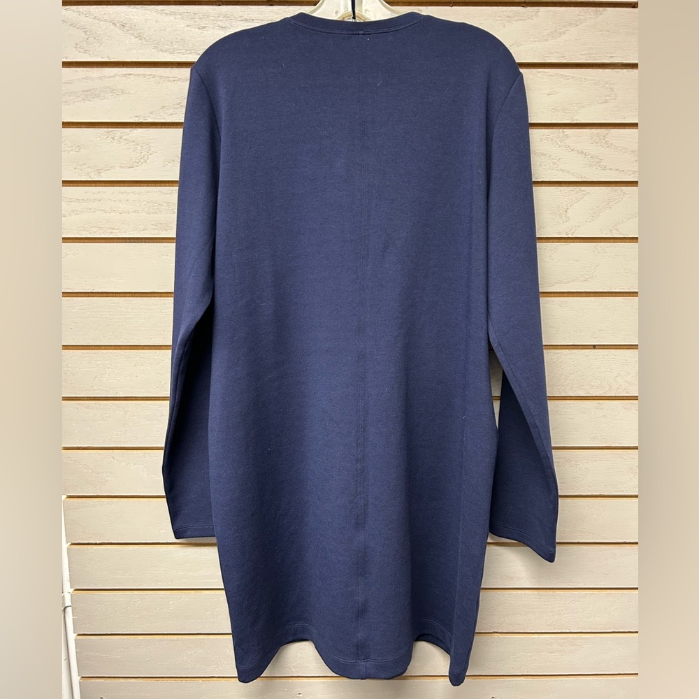Lole Navy Half‑Zip Long Sleeve Tunic Dress - Picture 7 of 7